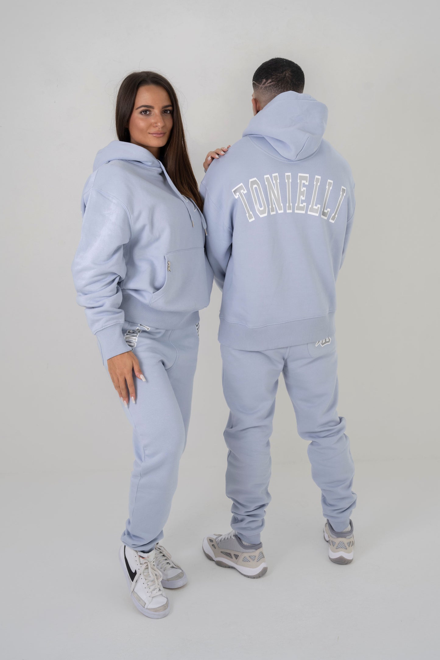 Tonielli Skyblue Hoodie-Set