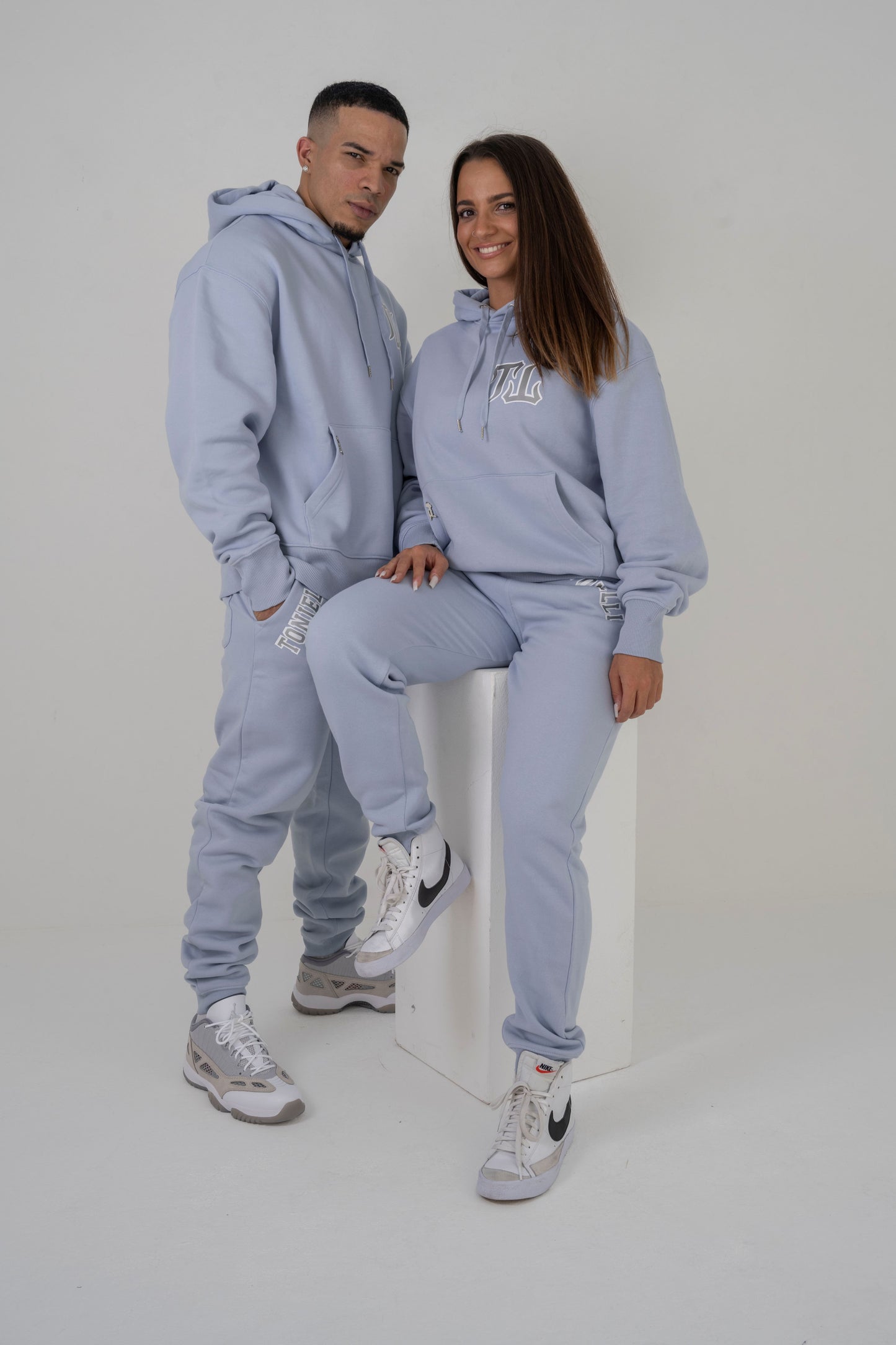 Tonielli Skyblue Hoodie-Set