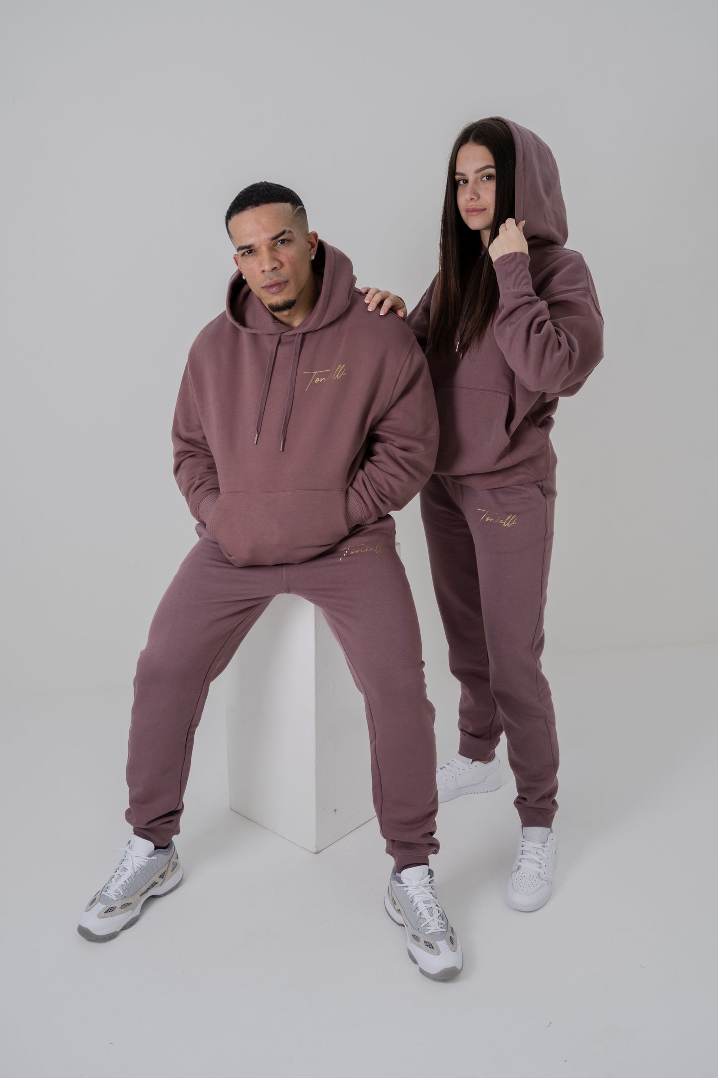 Tonielli Mokka Hoodie-Set