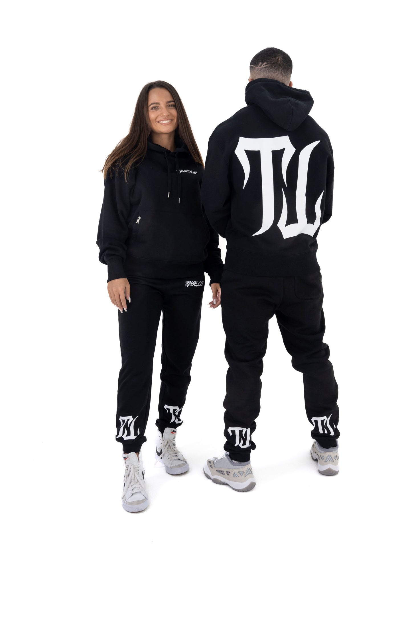 Tonielli Black Hoodie Set