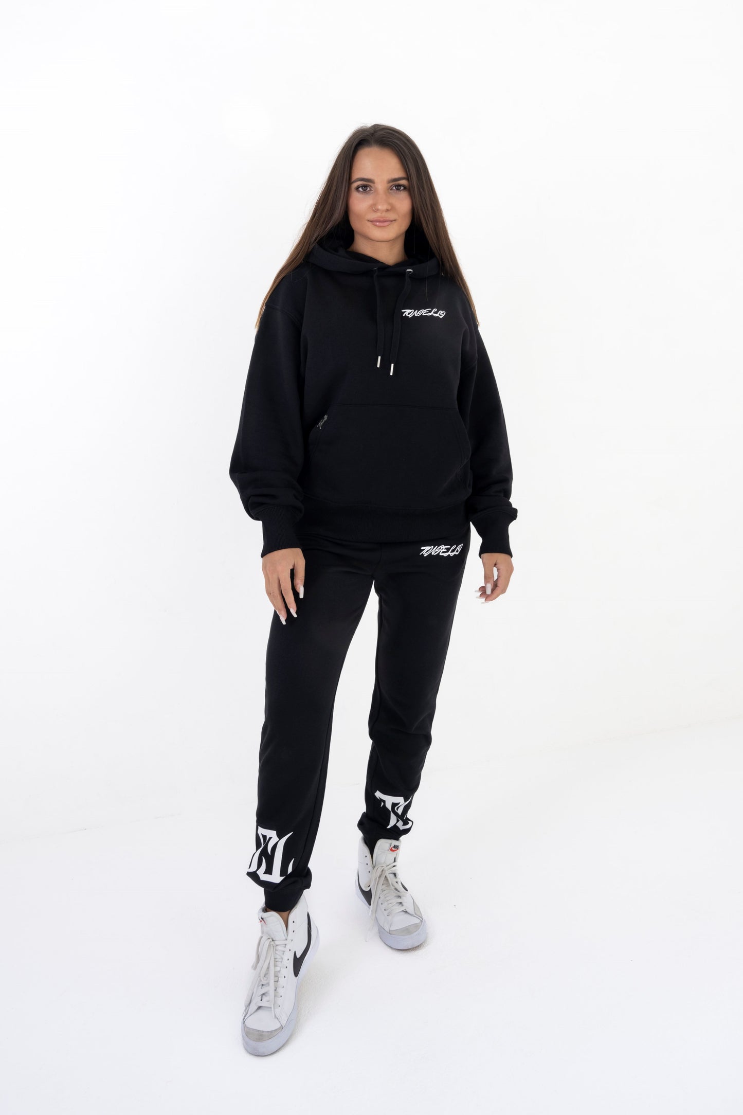 Tonielli Black Hoodie Set