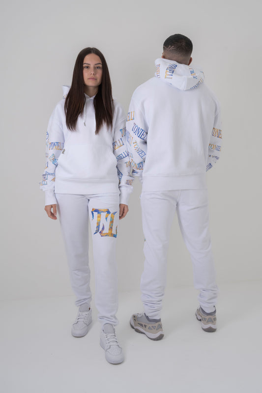 Tonielli White Hoodie Set