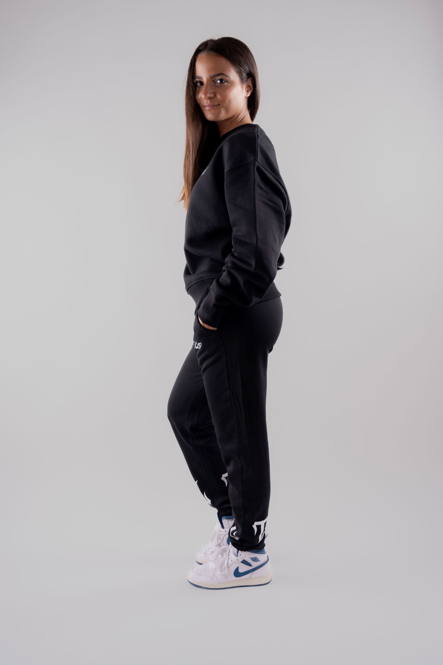 Tonielli Black Sweatshirt Set