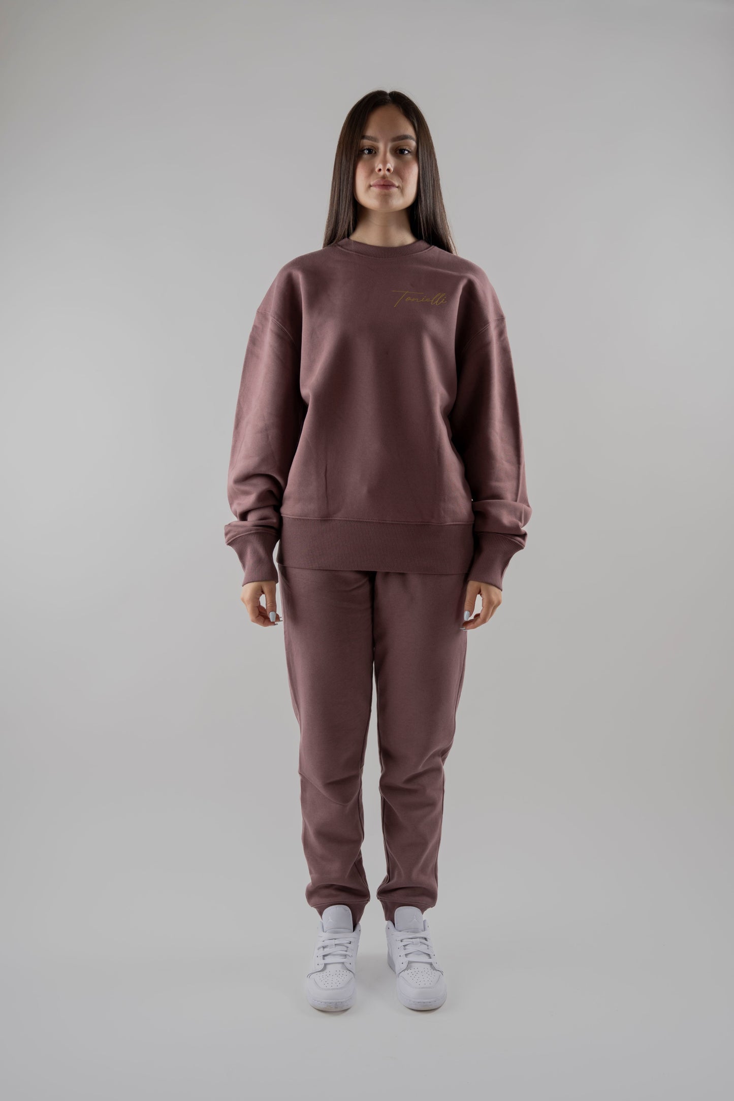 Tonielli Mocha Sweatshirt Set